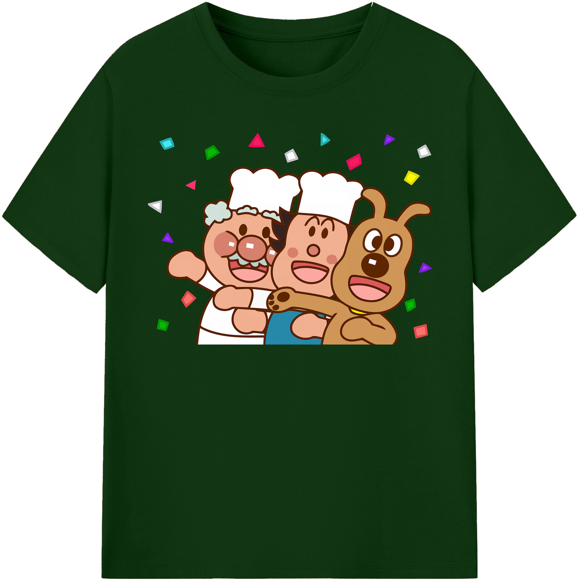 （画像用） アンパンマン Anpanman 綿100％半袖Tシャツ（フロントプリント）